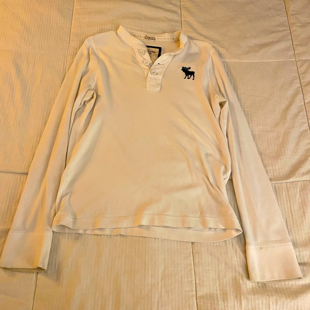 Abercrombie and Fitch Long Sleeve Icon Shirt